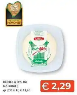 Mercatò Local Robiola d'Alba Naturale offerta