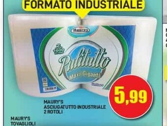 Maury's Maury's tovaglioli offerta