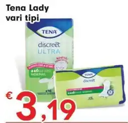 DeSpar Express Tena Lady discreet offerta
