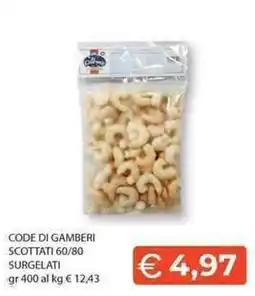 Mercatò Local CODE DI GAMBERI SCOTTATI 60/80 offerta