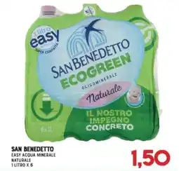Gran Risparmio SAN BENEDETTO EASY ACQUA MINERALE NATURALE offerta