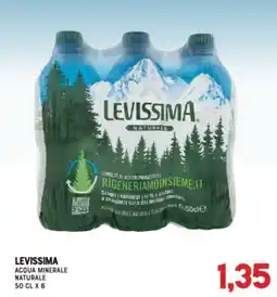 Gran Risparmio LEVlSSIMA ACQUA MINERALE NATURALE offerta