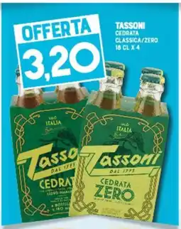 Gran Risparmio Tassoni Cedrata Classica/Zero offerta