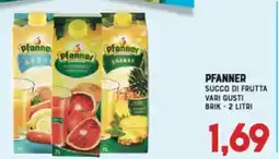Gran Risparmio Pfanner succo di frutta offerta