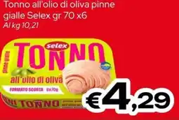MAX Supermercati Tonno Selex offerta