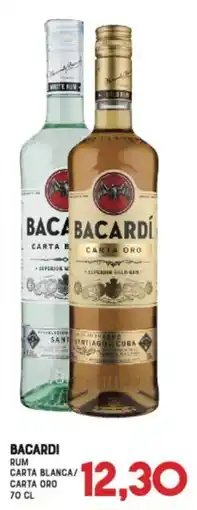 Gran Risparmio BACARDI RUM CARTA BLANCA/CARTA ORO offerta