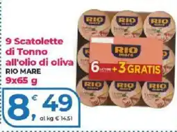 Alter Discount Tonno all'olio di oliva RIO MARE offerta