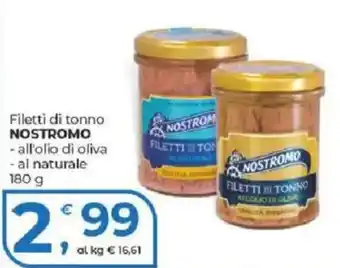 Alter Discount Filetti di tonno NOSTROMO offerta