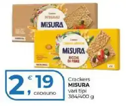 Alter Discount Crackers MISURA offerta