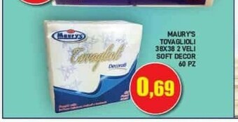 Maury's Maury's tovaglioli offerta