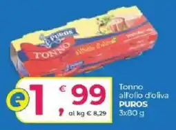 Alter Discount Tonno all'olio d'oliva PUROS offerta