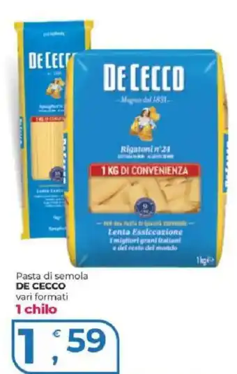 Alter Discount Pasta di semola DE CECCO offerta