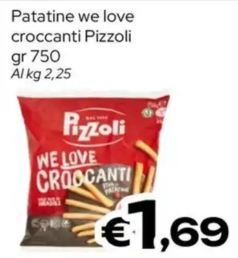MAX Supermercati Patatine we love croccanti Pizzoli offerta