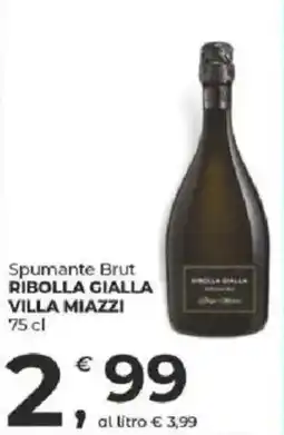 Alter Discount Spumante Brut RIBOLLA GIALLA VILLA MIAZZI offerta