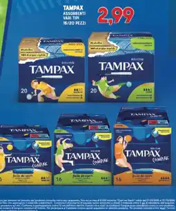 Gran Risparmio Tampax assorbenti offerta