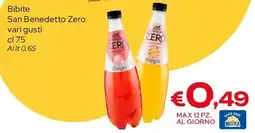 MAX Supermercati San Benedetto Zero offerta