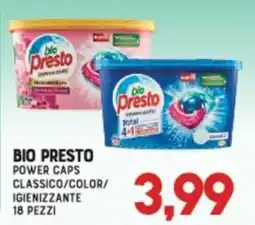 Gran Risparmio bio Presto POWER CAPS offerta