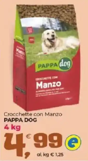 Alter Discount Crocchette con Manzo PAPPA DOG offerta