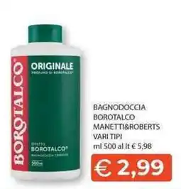 Mercatò Local Bagnodoccia Borotalco offerta