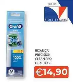 Mercatò Local Ricarica Precision Clean Pro Oral B X5 offerta
