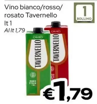 MAX Supermercati Vino bianco/rosso/rosato Tavernello offerta