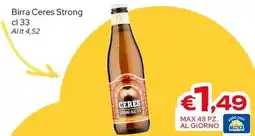 MAX Supermercati Birra Ceres Strong offerta