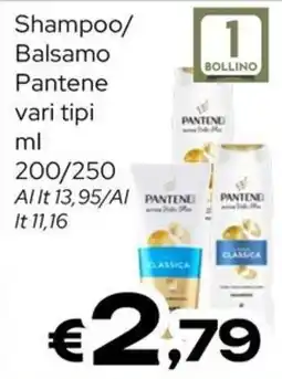 MAX Supermercati Shampoo/Balsamo Pantene offerta