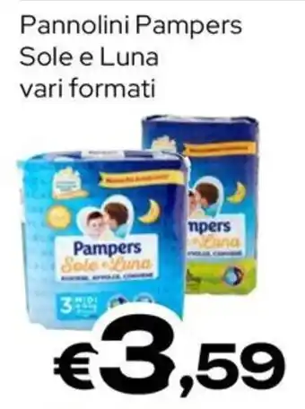 MAX Supermercati Pannolini Pampers Sole e Luna offerta