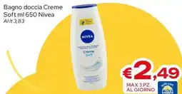 MAX Supermercati Bagno doccia Creme Soft Nivea offerta