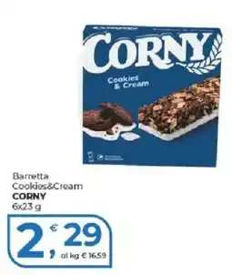 Alter Discount Barretta Cookies&Cream CORNY offerta