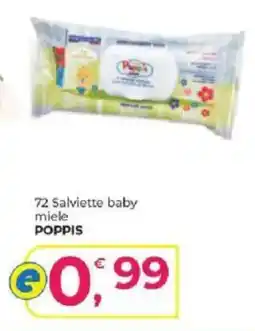Alter Discount Salviette baby miele POPPIS offerta