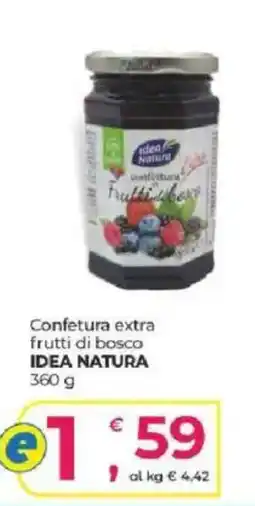 Alter Discount Confetura extra frutti di bosco IDEA NATURA offerta