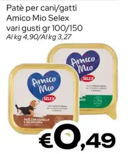 MAX Supermercati Patè per cani/gatti Amico Mio Selex offerta