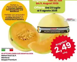 Eurospar Meloni lisci I.G.P. Mantova Despar Premium offerta