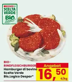 Eurospar Hamburger di bovino Scelta Verde Bio,Logico Despar* offerta