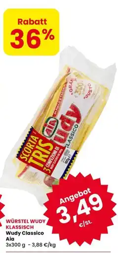 Eurospar Würstel Wudy Klassisch Wudy Classico Aia offerta