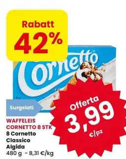 Eurospar Waffeleis Cornetto offerta