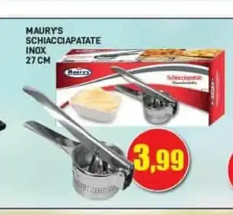 Maury's schiacciapatate inox