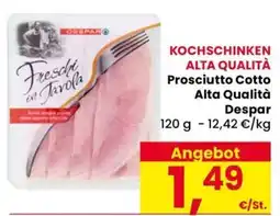 Eurospar Prosciutto Cotto Alta Qualità Despar offerta