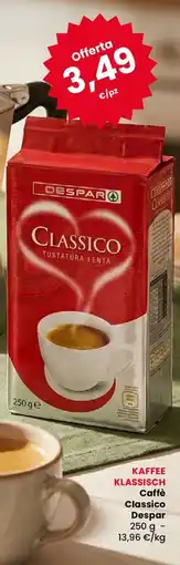 Eurospar Kaffee Klassisch Caffè Classico Despar offerta