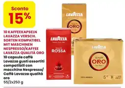 Eurospar 10 kaffeekapseln Lavazza offerta
