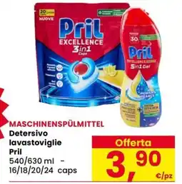 Eurospar Detersivo lavastoviglie Pril offerta