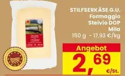 Eurospar STILF SERKÄSE G.U. Formaggio Stelvio DOP Mila offerta