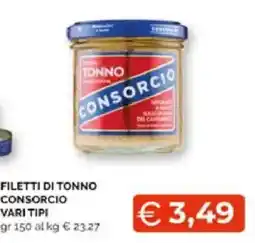 Mercatò Extra Filetti di tonno Consorcio offerta