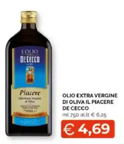 Mercatò Extra OLIO EXTRA VERGINE DI OLIVA IL PIACERE DE CECCO offerta
