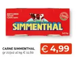 Mercatò Extra CARNE SIMMENTHAL offerta