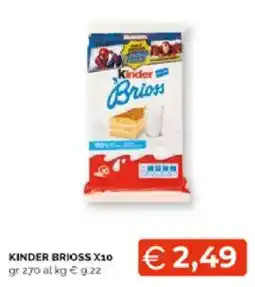 Mercatò Extra Kinder Brioss offerta