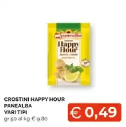 Mercatò Extra Crostini Happy Hour Panealba offerta