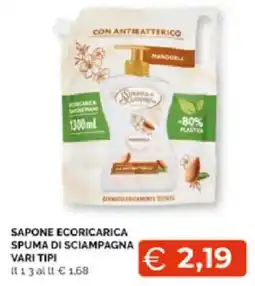 Mercatò Extra Sapone Ecocarica Spuma di Sciampagna offerta