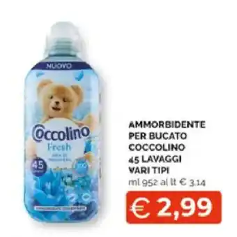 Mercatò Extra Ammorbidente per bucato Coccolino offerta